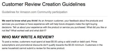 Expert Help for Amazon's New Customer Review Guidelines